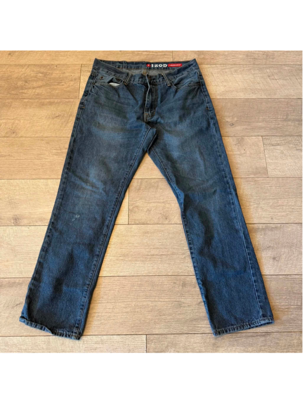 Men's IZOD Slim Straight Fit Jeans, Blue, Size 32x30